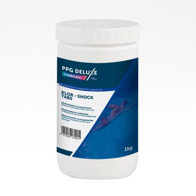 20 g Klortabletter hurtigtvirkende 1 kg - SPA Stabiliseret hurtigvirkende klor