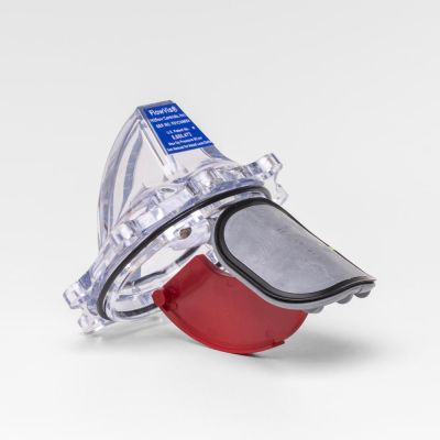 Transperant låg for FlowVis 63/75 mm